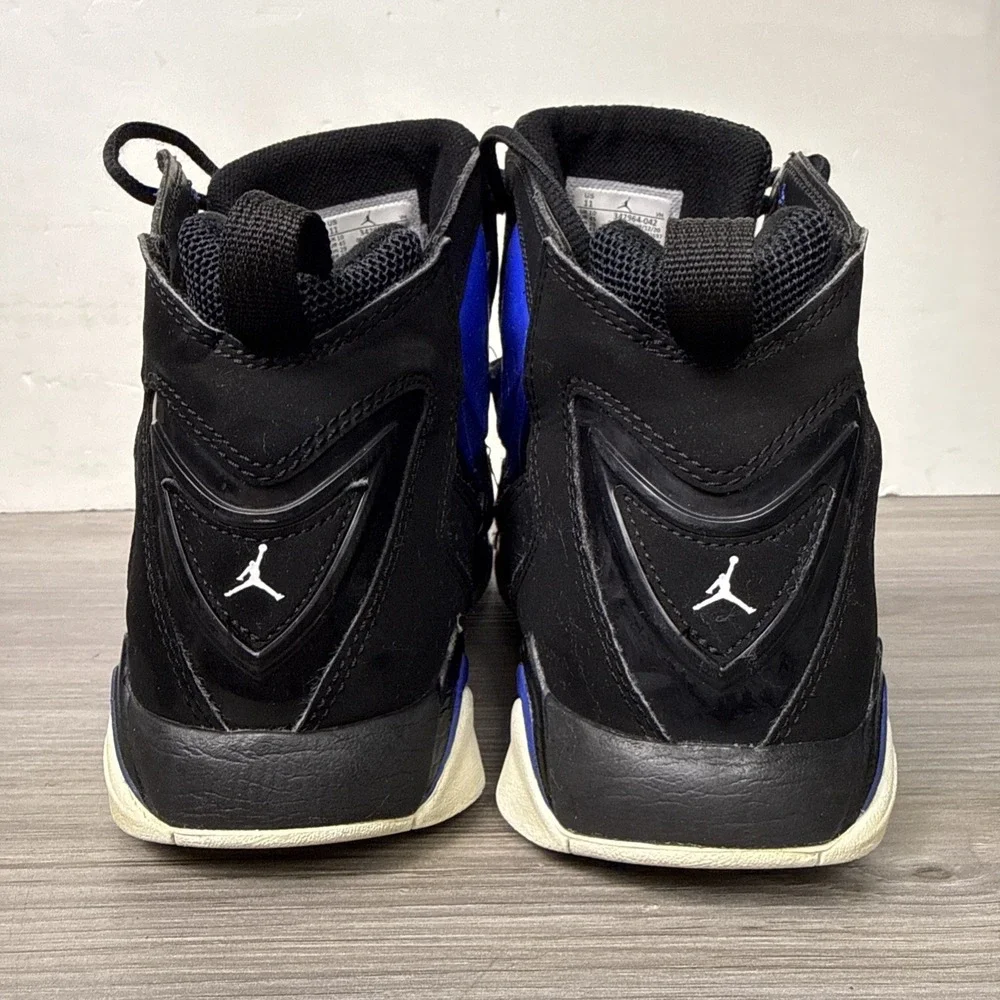 Jordan Flight 45 342964-042‎ Black Royal Blue Men's Size 11 Basketball Shoes